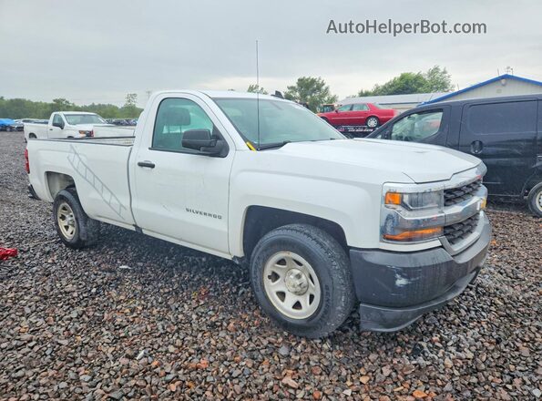 1GCNCNEH0GZ214050 2016 CHEVROLET SILVERADO Белый Передняя правая четверть