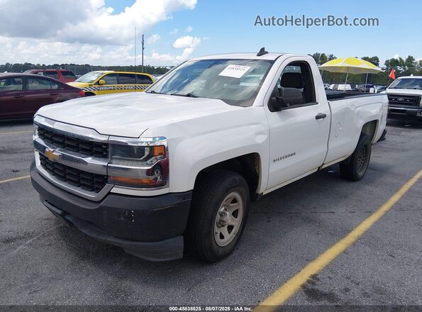 1GCNCNEH0HZ146088 2017 CHEVROLET SILVERADO Белый Передняя левая четверть