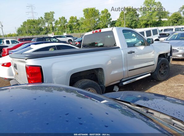 1GCNCNEH2GZ174019 2016 CHEVROLET SILVERADO Серебряный Задняя правая четверть