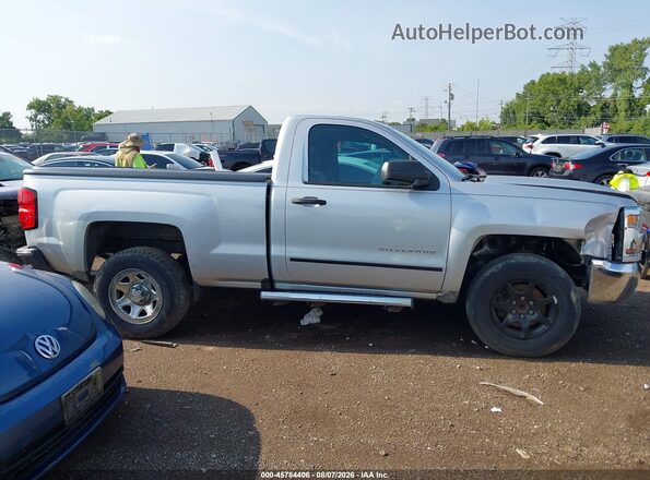 1GCNCNEH2GZ174019 2016 CHEVROLET SILVERADO Серебряный Вид щитка приборов