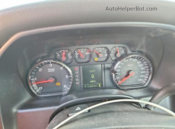 1GCNCNEH2GZ314764 2016 CHEVROLET SILVERADO Silver Vista del cuadro de instrumentos