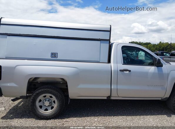 1GCNCNEH4GZ269729 2016 CHEVROLET SILVERADO Silver VIN კოდის სტიკერის ხედი