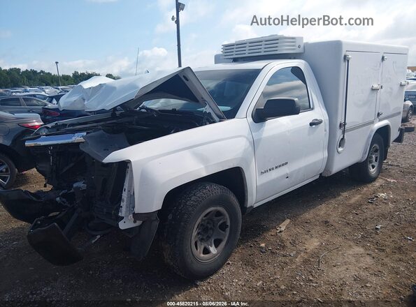 1GCNCNEH6GZ324844 2016 CHEVROLET SILVERADO Белый Передняя левая четверть