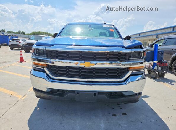 1GCNKNEC2JZ209527 2018 CHEVROLET SILVERADO Blue Widok z przodu