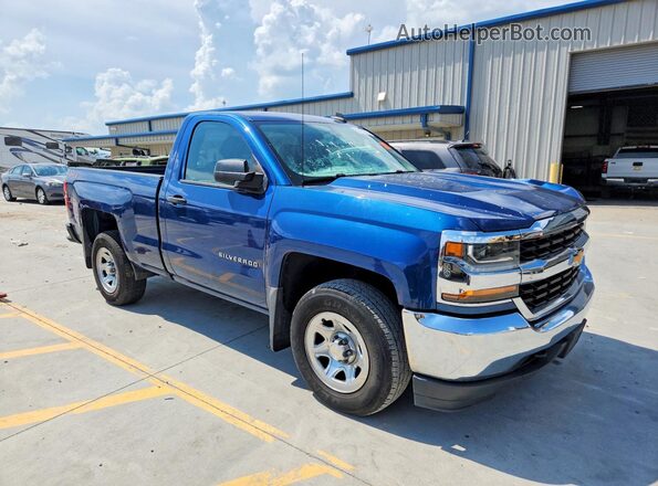1GCNKNEC2JZ209527 2018 CHEVROLET SILVERADO Blue Przód prawy