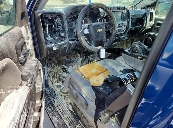 1GCNKNEC2JZ209527 2018 CHEVROLET SILVERADO Blue Widok deski rozdzielczej