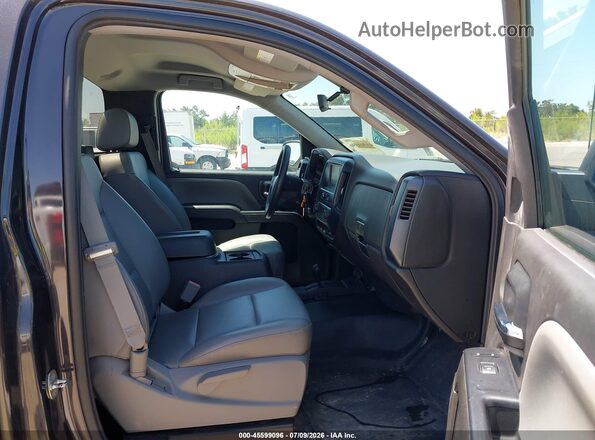 1GCNKNEC7GZ288380 2016 CHEVROLET SILVERADO Gray Widok wnętrza z przodu
