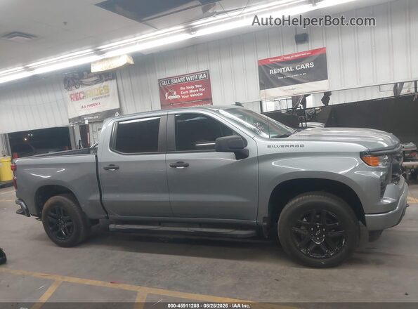 1GCPABEK1SZ235538 2025 CHEVROLET SILVERADO Gray უკანა სალონის ხედი