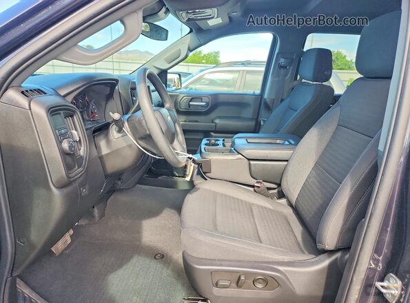 1GCPABEK2PZ191833 2023 CHEVROLET SILVERADO Black Vista interior delantera