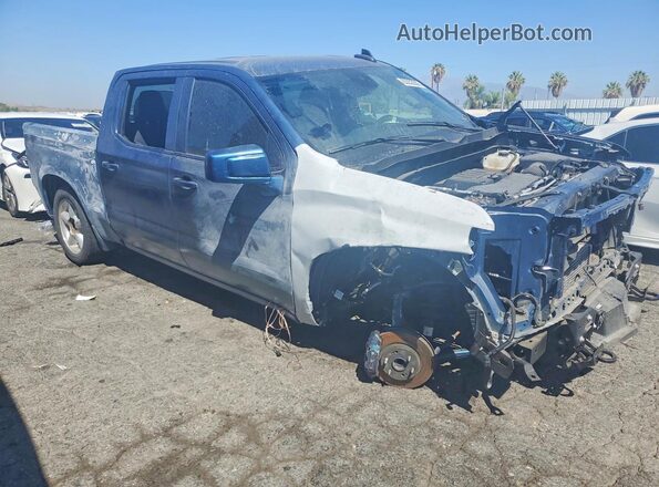 1GCPABEK2RZ245019 2024 CHEVROLET SILVERADO Синий Передняя правая четверть