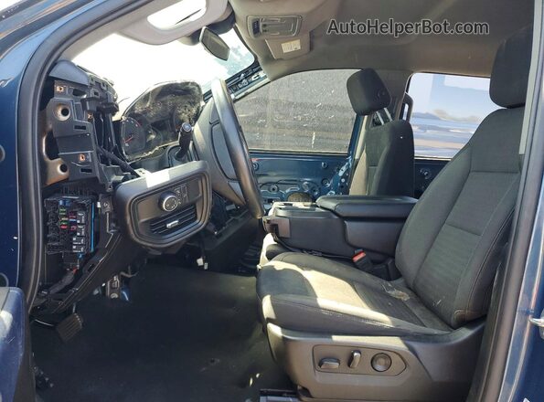 1GCPABEK2RZ245019 2024 CHEVROLET SILVERADO Синий Вид салона спереди