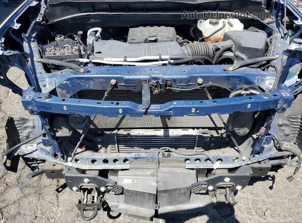 1GCPABEK2RZ245019 2024 CHEVROLET SILVERADO Синий Вид задней части салона