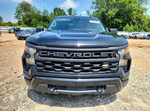 1GCPABEK3RZ320133 2024 CHEVROLET SILVERADO Black Front view