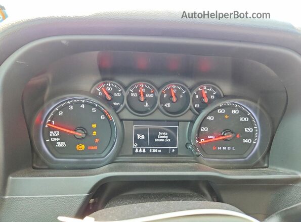 1GCPABEK3RZ320133 2024 CHEVROLET SILVERADO Black Instrument cluster view