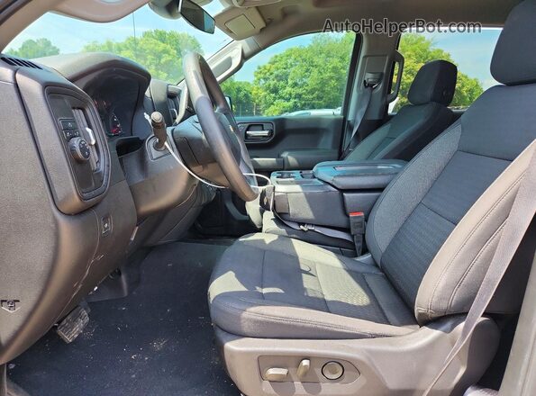 1GCPABEK3RZ320133 2024 CHEVROLET SILVERADO Black Front interior view