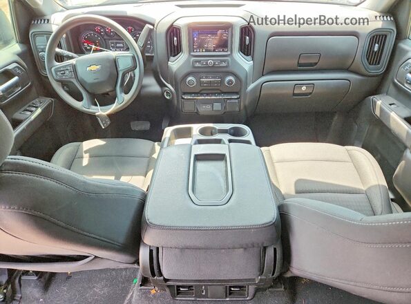 1GCPABEK3RZ320133 2024 CHEVROLET SILVERADO Black Dashboard view