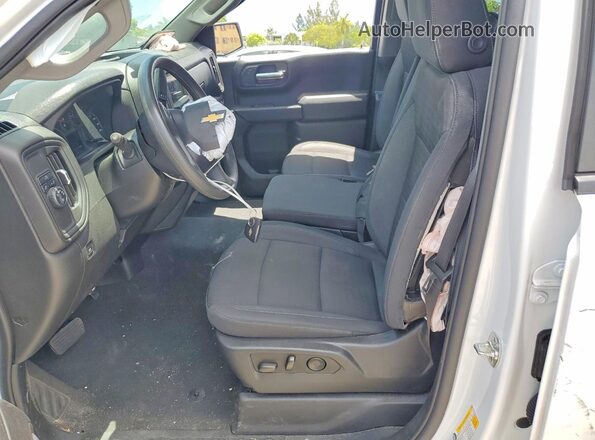 1GCPABEK4SZ259929 2025 CHEVROLET SILVERADO White Vista interior delantera