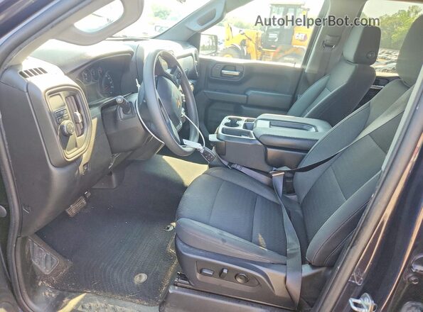 1GCPABEK6PZ105570 2023 CHEVROLET SILVERADO Charcoal Widok wnętrza z przodu