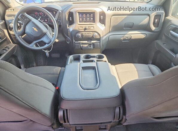 1GCPABEK6PZ105570 2023 CHEVROLET SILVERADO Charcoal Widok deski rozdzielczej
