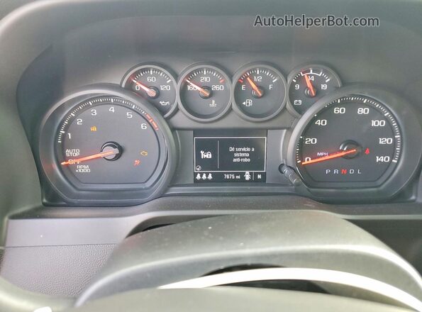 1GCPABEK6TZ222785 2026 CHEVROLET SILVERADO Silver Vista del cuadro de instrumentos