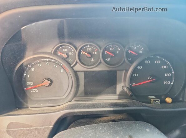 1GCPABEK7RZ211769 2024 CHEVROLET SILVERADO Silver Widok zestawu wskaźników