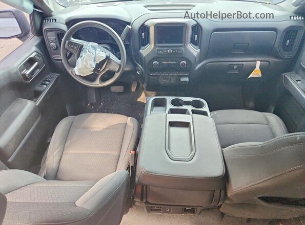1GCPABEK7RZ211769 2024 CHEVROLET SILVERADO Silver Widok deski rozdzielczej