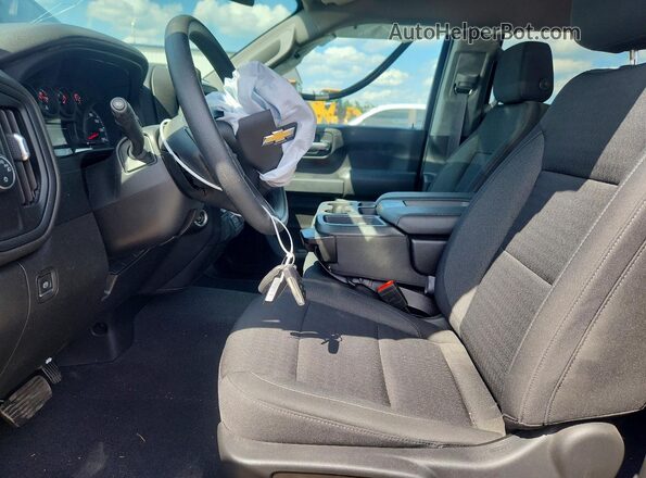 1GCPABEK9PZ108737 2023 CHEVROLET SILVERADO Blue Вид салону спереду