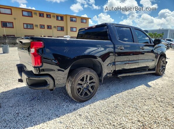 1GCPABEKXNZ645310 2022 CHEVROLET SILVERADO Black Задня права чверть