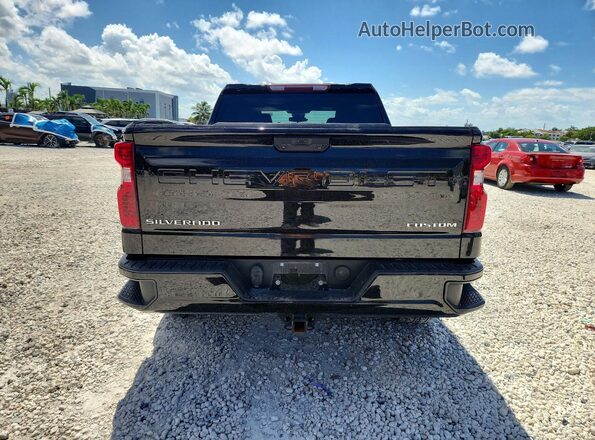 1GCPABEKXNZ645310 2022 CHEVROLET SILVERADO Black Вид ззаду