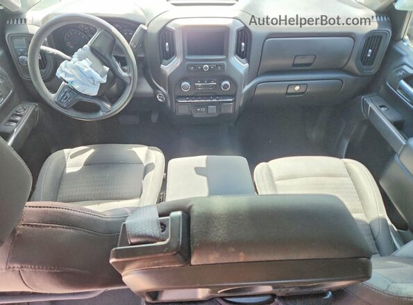 1GCPABEKXNZ645310 2022 CHEVROLET SILVERADO Black Вид панелі приладів