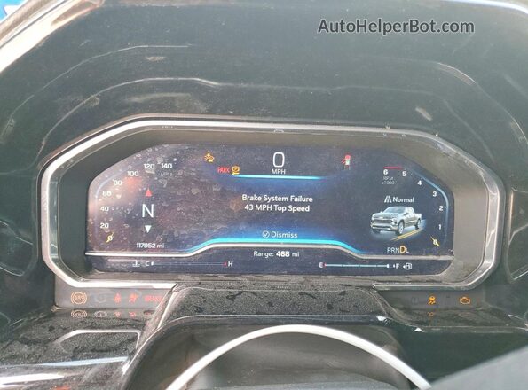 1GCPACE89PZ304493 2023 CHEVROLET SILVERADO White ხელსაწყოთა პანელის ხედი