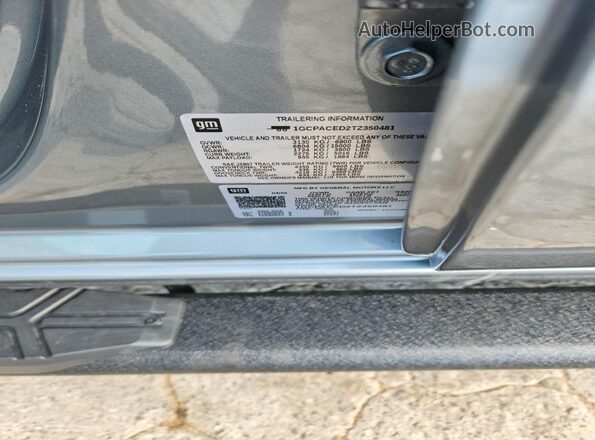 1GCPACED2TZ350481 2026 CHEVROLET SILVERADO Silver Widok komory silnika