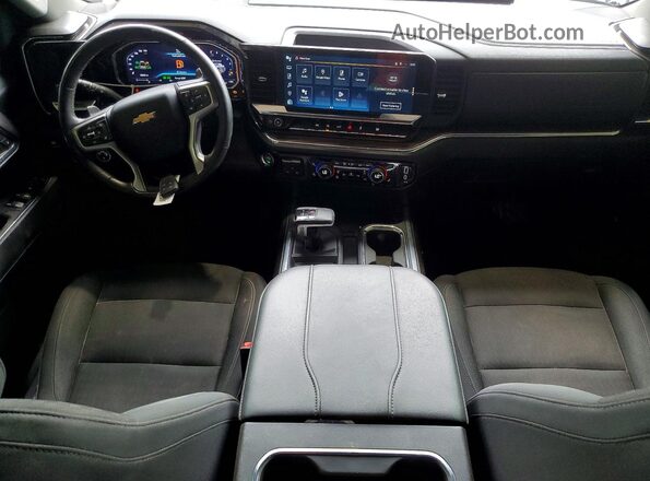 1GCPACED3RZ327557 2024 CHEVROLET SILVERADO Gray Widok deski rozdzielczej