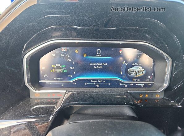 1GCPACED5RZ213060 2024 CHEVROLET SILVERADO Blue Vista del cuadro de instrumentos