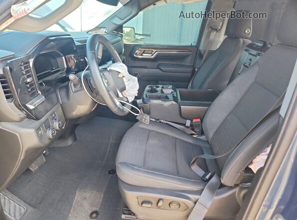 1GCPACED5RZ213060 2024 CHEVROLET SILVERADO Blue Vista interior delantera