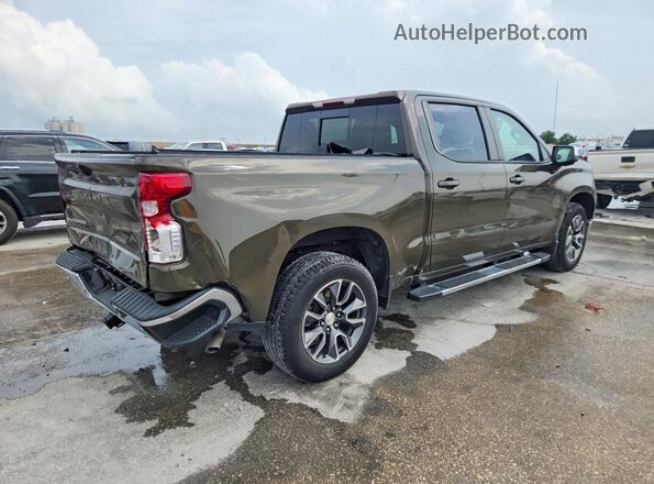 1GCPACED6PZ282031 2023 CHEVROLET SILVERADO Gray Trasero derecho