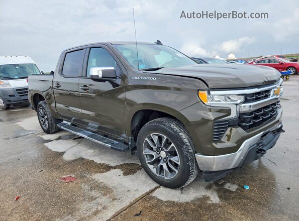 1GCPACED6PZ282031 2023 CHEVROLET SILVERADO Gray Delantero derecho