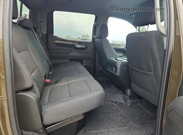 1GCPACED6PZ282031 2023 CHEVROLET SILVERADO Gray Vista de los asientos traseros