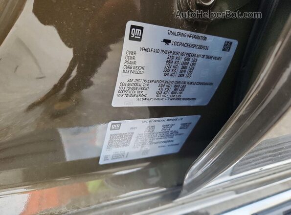 1GCPACED6PZ282031 2023 CHEVROLET SILVERADO Gray Vista del compartimento del motor