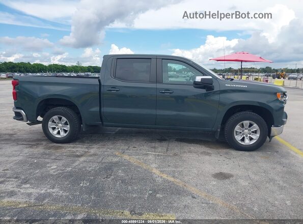 1GCPACED8SZ168055 2025 CHEVROLET SILVERADO Green Սալոնի հետևի տեսք