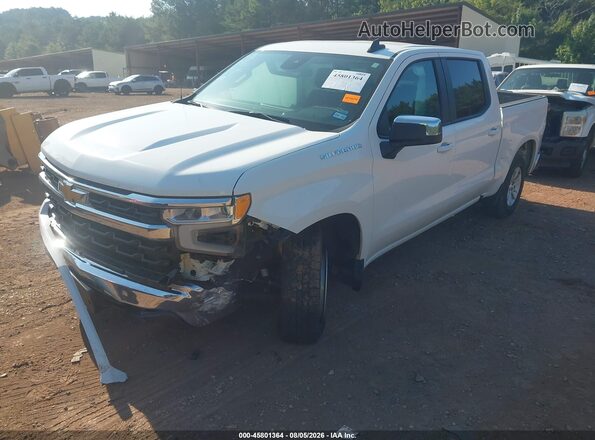 1GCPACEDXSZ134747 2025 CHEVROLET SILVERADO White Առջևի ձախ երեք քառորդ տեսարան
