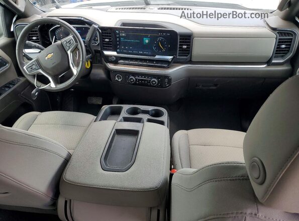 1GCPACEK5RZ330622 2024 CHEVROLET SILVERADO White Առջևի վահանակի տեսք