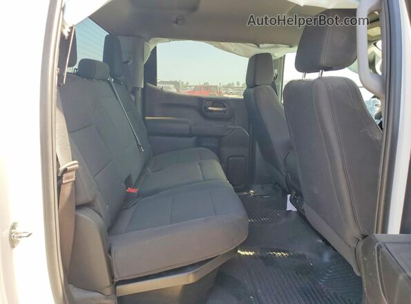 1GCPDAEK1RZ240217 2024 CHEVROLET SILVERADO White Rear seats view