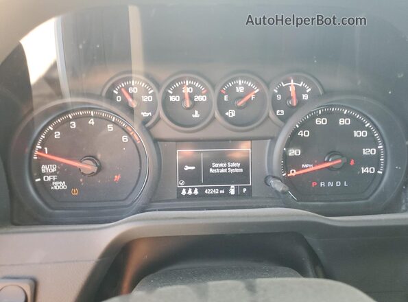 1GCPDAEK1RZ240217 2024 CHEVROLET SILVERADO White 360 interior view