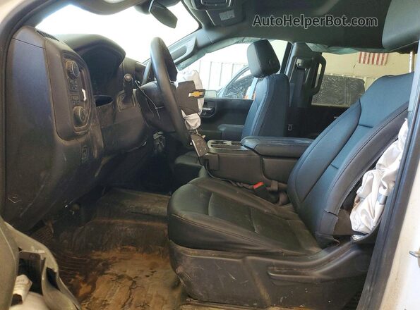 1GCPDAEK4PZ200792 2023 CHEVROLET SILVERADO White წინა სალონის ხედი