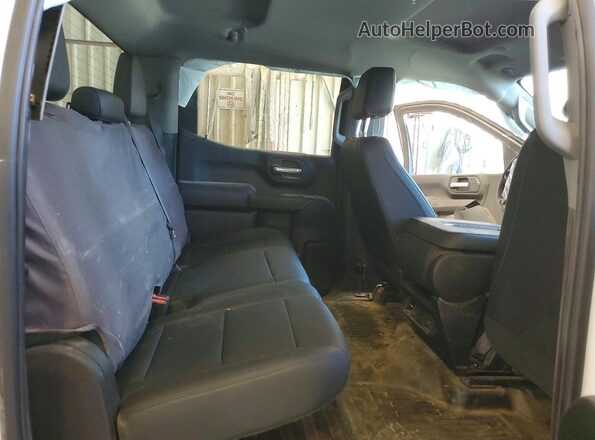 1GCPDAEK4PZ200792 2023 CHEVROLET SILVERADO White უკანა სავარძლების ხედი