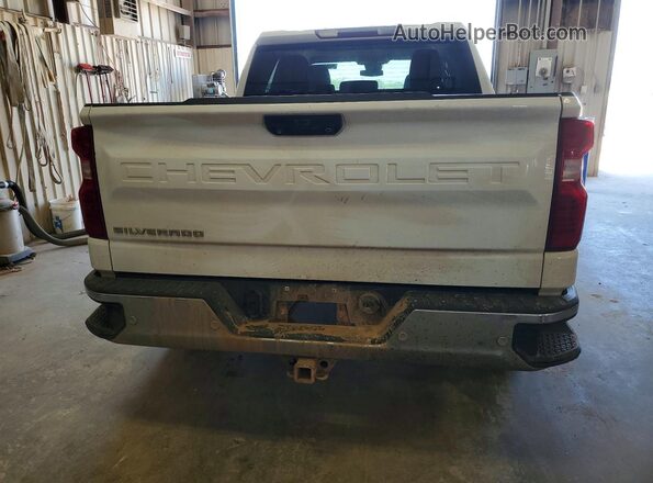 1GCPDAEK4PZ200792 2023 CHEVROLET SILVERADO White უკანა ხედი