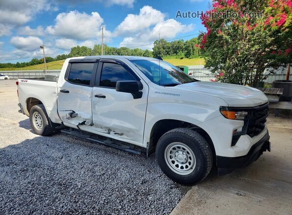 1GCPDAEKXRZ207555 2024 CHEVROLET SILVERADO White Front right
