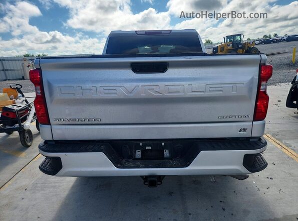 1GCPDBEK0NZ509565 2022 CHEVROLET SILVERADO Silver უკანა ხედი