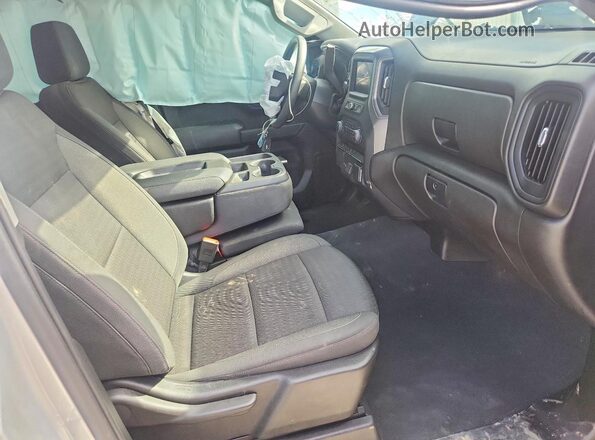 1GCPDBEK0NZ509565 2022 CHEVROLET SILVERADO Silver წინა სალონის ხედი